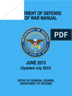 Department of Defense Law of War Manual (Updated July 2023)