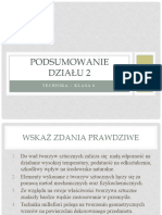 Podsumowanie Działu 3