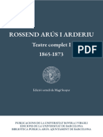 Rossend+Arús+i+Arderiu +Teatre+Complet+I+ PDF