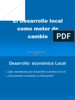 El Desarrollo Local Como Motor de Cambio - UTN