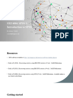 Introduction To SPSS - 1