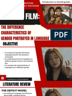 Parasite Film Sex and Gender Analysis