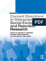 Social Exclusion and Rejection Research-Routledge