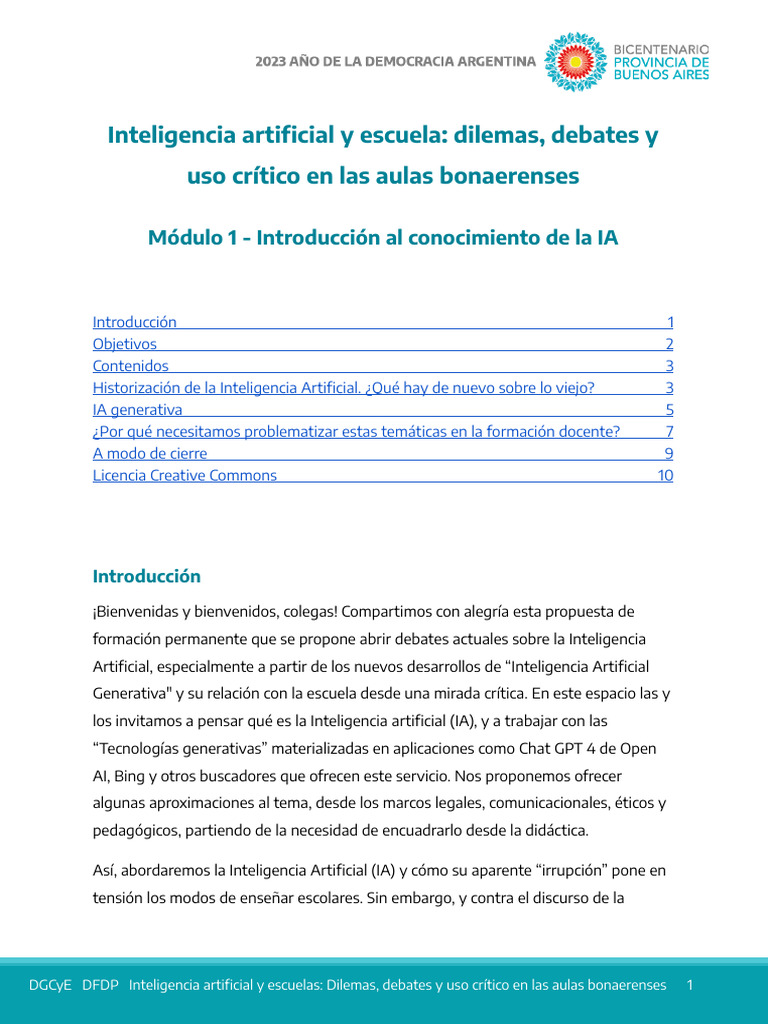 IA en la educación: dilemas y debates | PDF | Inteligencia artificial ...