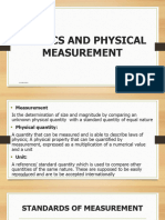 Lecture 2 Physics and Physical Measurement