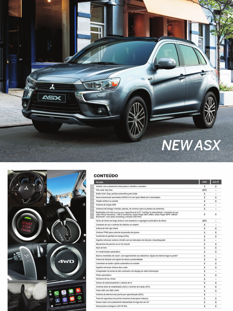 MITSUBISHI ASX 2016 OWNERS MANUAL PDF visual data 8