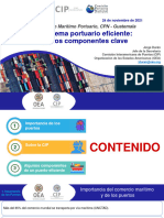 compPPT XV Congreso Guate Componentes de Sistema Portuario Eficiente
