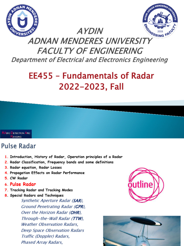 Pulse Radar System Overview | PDF | Radar | Telecommunications