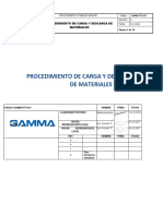 Procedimiento Carga y Descarga de Materiales