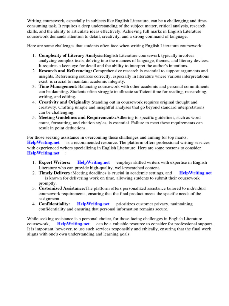 how-to-get-full-marks-in-english-literature-coursework-pdf-english