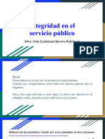 Semana 4 - Integridad en El Servicio Público