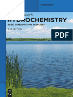 Worch E Hydrochemistry Basic Concepts and Exercises 2ed 2023