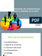 2014 - Transfert Apprentissages - Presentation
