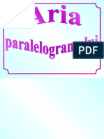 0 Aria Paralelogramului