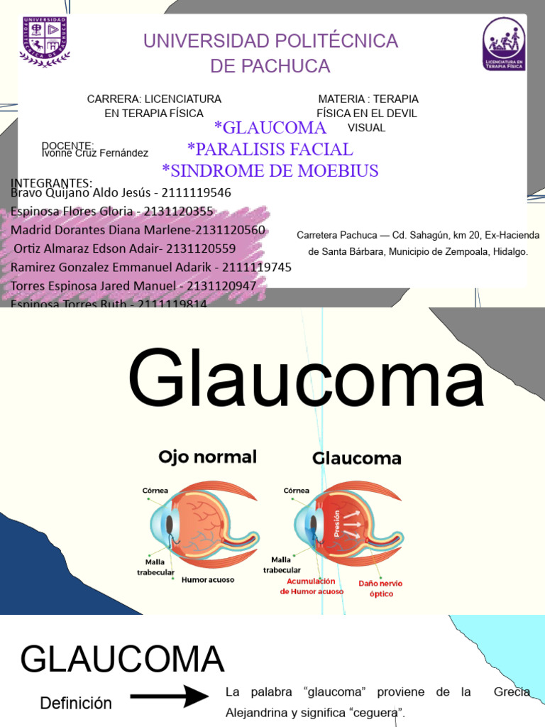 Glaucoma, Paralisis Facial, Sindrome de Moebius - 127328 | PDF ...