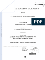 Ali Asghar Taï - Analyse de La Tenue Aux Séismes Des Structures en Béton Armé-École Nationale Des Ponts & Chaussées (1981)
