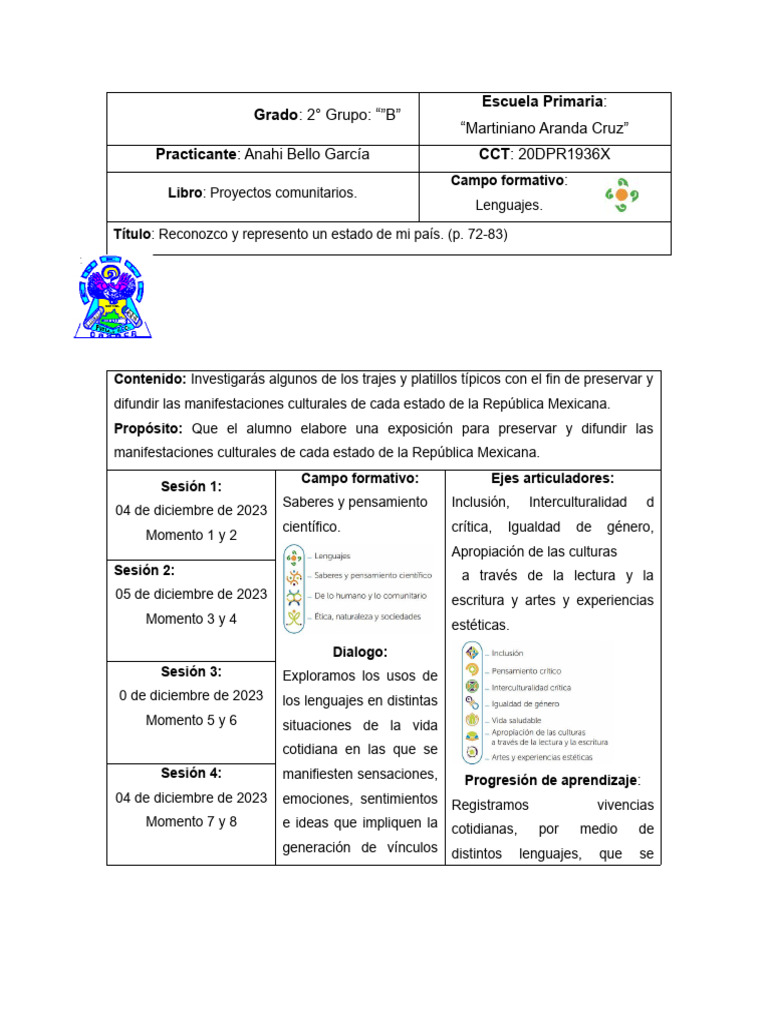 Reconozco y Representa Un Estado en Mi Pais | PDF | Evaluación