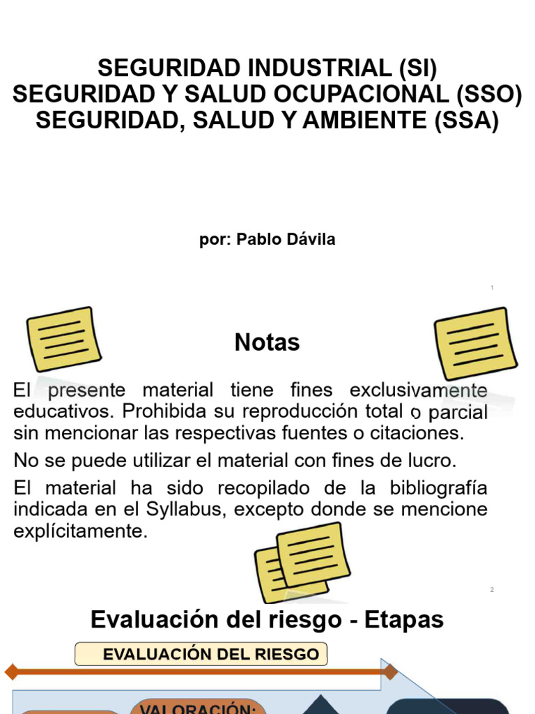 Evaluación y Control de Riesgos Laborales | PDF | Estrés (biología ...
