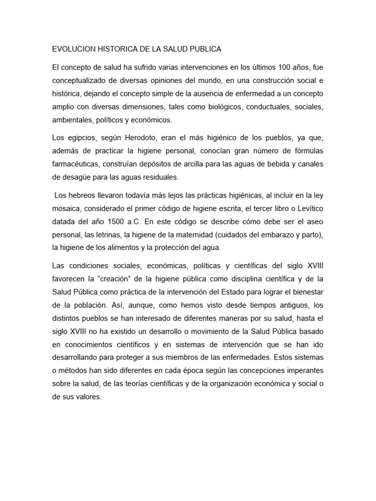 Historia de la Salud Pública en México | PDF | Salud pública | Hospital