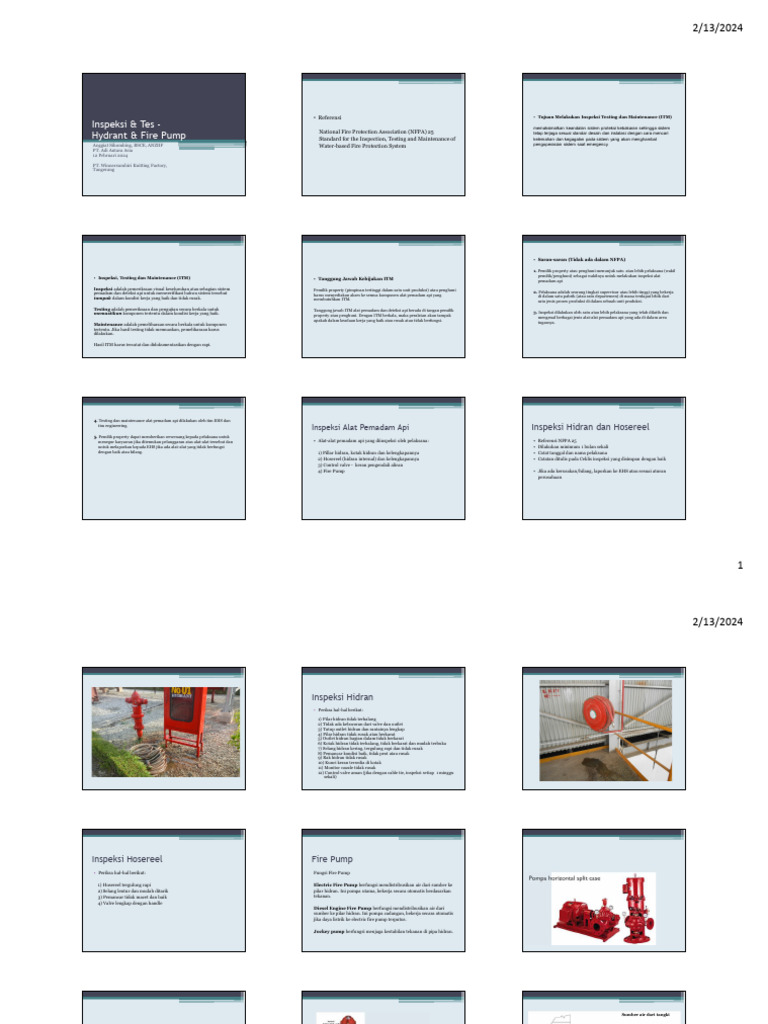Hydrant Fire Pump | PDF