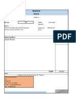 Invoice - Format