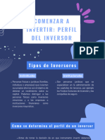 Comenza A Invertir Perfil Del Inversor