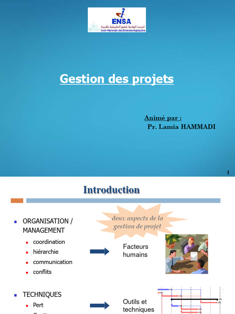 Gestion de Projet : Concepts et Méthodes | PDF | Planification ...