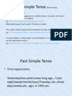 Past Tenses