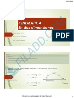 CINEMATICA Dos Dimensiones