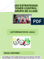 Resumen. Estrategias para Tener Control en El Grupo