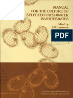 BOOK Manual For The Culture of Selected Freshwater Invertebrates
