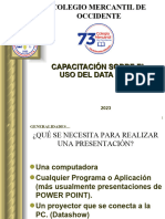 Capacitación Uso Del Datashow - 2023