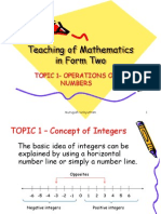 Topic 1 (Operation On Numbers)
