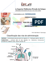 Vias de Administração