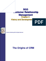 BGS Customer Relationship Management: History and Development of CRM