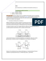 Resumen Disacaridos y Polisacaridos - Mod V