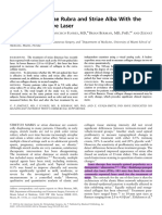 Treatment of Striae Rubra and Striae Alba With The 585-nm Pulsed-Dye Laser