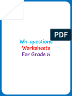 WH Question Worksheets Rel 5