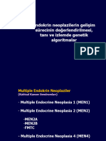 Endokrin Neoplazilerin Gelişim Sürecinin Değerlendirilmesi, Tanı Ve Izlemde Genetik Algoritmalar