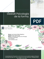 Gestalt Psicología de La Forma