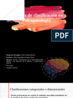 Modelos de Clasificación en Psicopatología