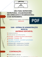 Reunião para Instrutores