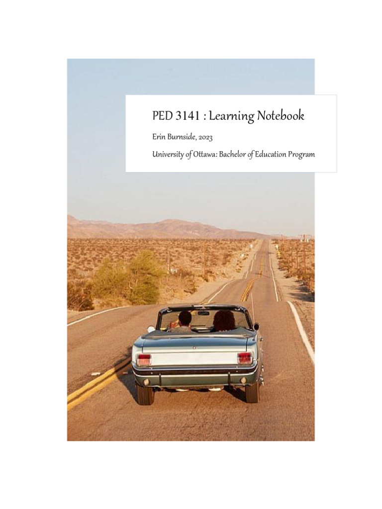 Learning Notebook - Erin Burnside | PDF | Educational Assessment ...