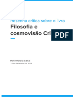 Resenha Sobre o Livro Filosofia e Cosmovisão Cristã