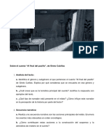 Actividades Sobre El Cuento Al Final Del Pasillo de Ginés Cutillas (España)