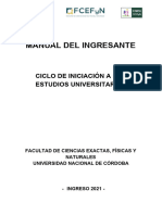 Manual Del Ingresante 2021