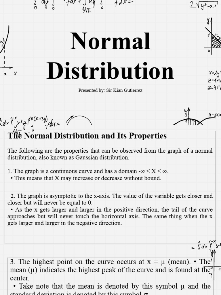 Normal Distribution | PDF