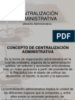 Centralizacion Administrativa
