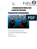 Universidad Autónoma de Nuevo León Faculta de Psicología Competencias Comunicativas