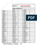 Spelling Word List Cic 2023